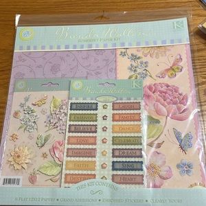 SCRAPBOOK KIT LOT